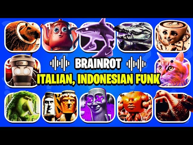 Guess ITALIAN & INDONESIAN BRAINROT FUNK Edition