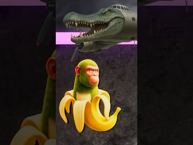 Chimpanzini Bananini vs Bombardino Crocodilo
